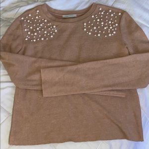Beige Zara sweater